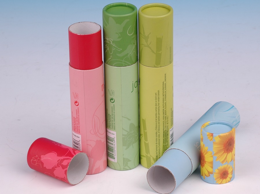 Round Pencil Packaging Paper Tube Box with Rolled Edge