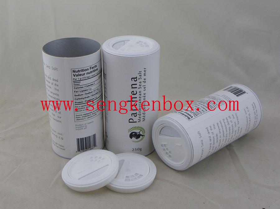 Mediterranean Sea Salt Packaging Moisture-proof Shaker Paper Canister