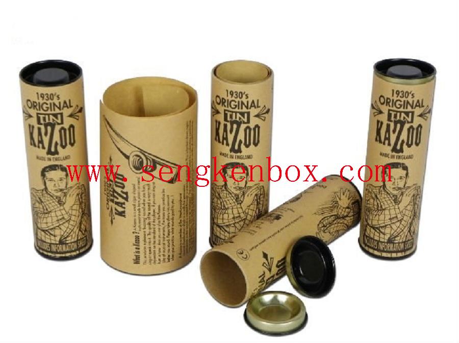 Flute Instrument Packaging Paper Cans