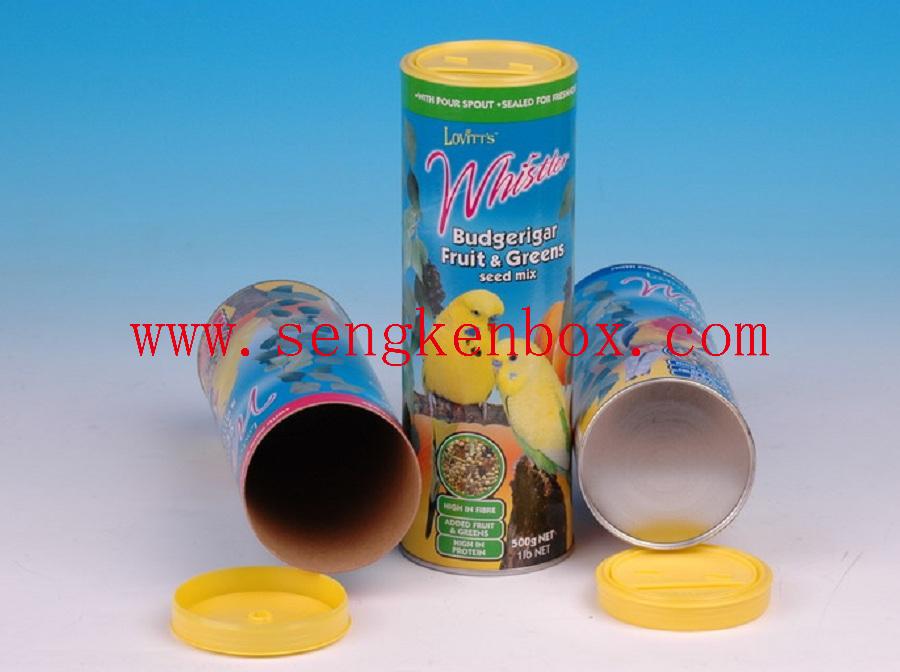 Birds Seeds Packaging Paper Tube