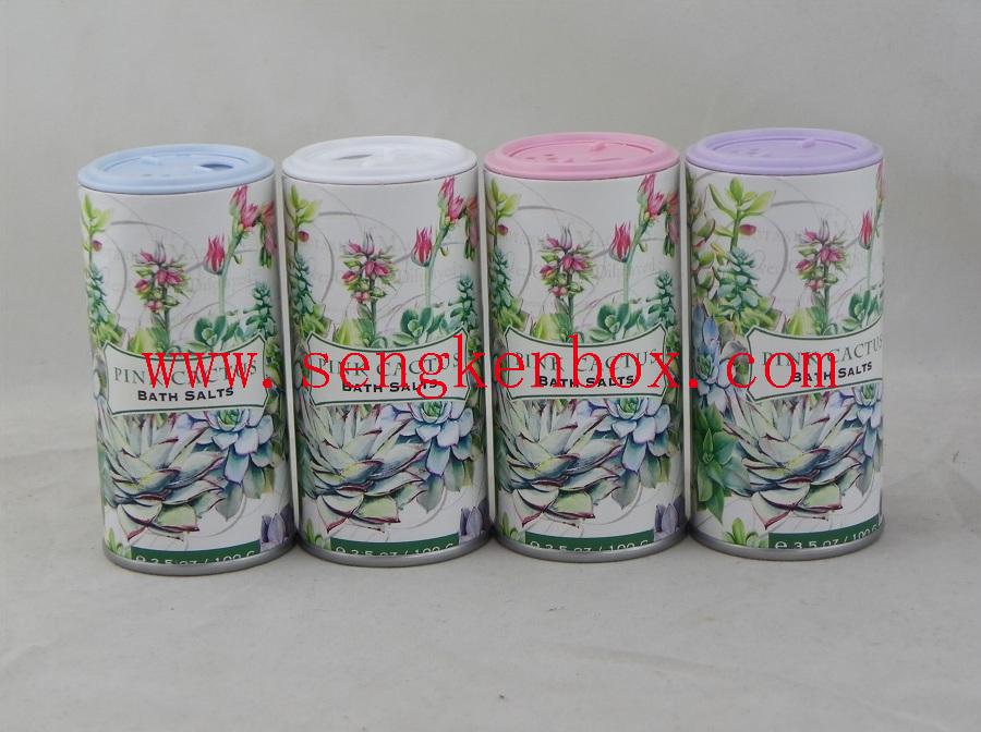 Grease-proof Al Liner Personal Care Products Packaging Shaker Paper Canister