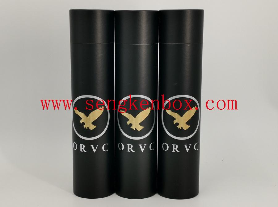Spirits Packaging Paper Cardboard Tube with Clear Top Window
