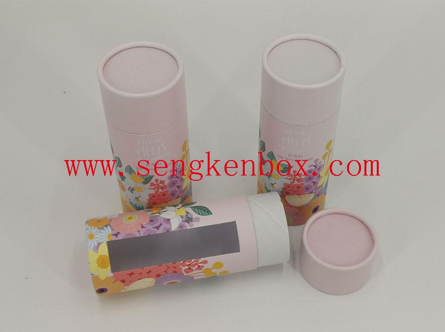 Color - Wrapped Cylindrical Paper Cans