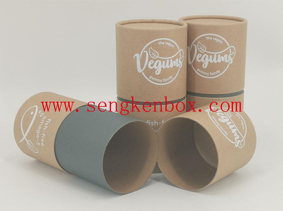 Brown Kraft Paper Canister