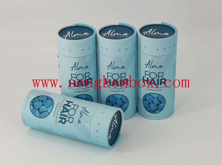 Food Grade Aluminum Foil Lined With Blue Sheet Vitamin Packing