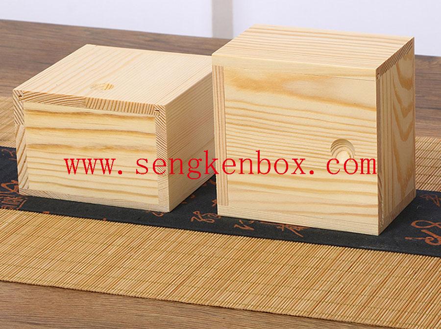 Packaging Wooden Box With Pull Type