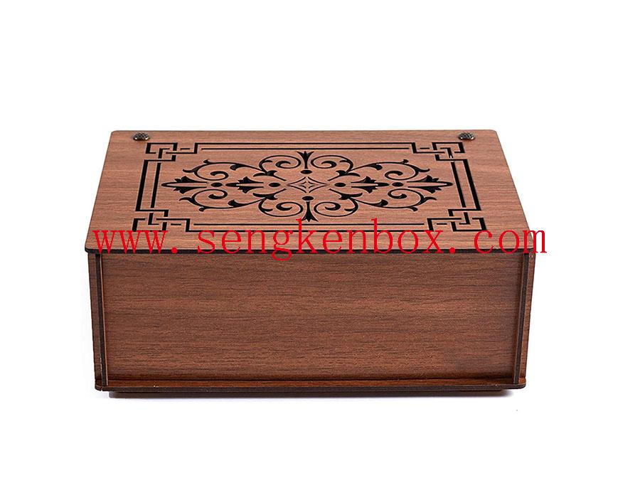 Delimited Storage Packaging Wooden Box