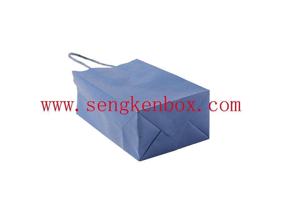 Blue Paper Gift Bag