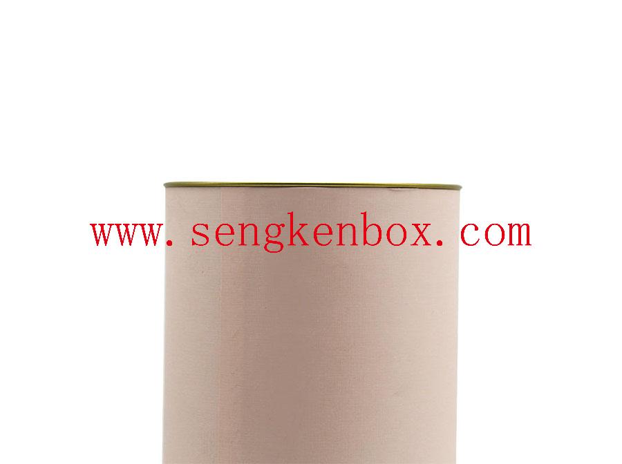 Dostosowana drukowana tuba kartonowa z rolowaną krawędzią