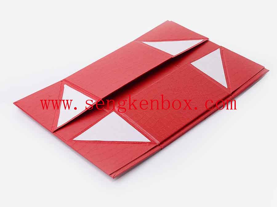 Czerwone Luksusowe Papierowe Pudełko