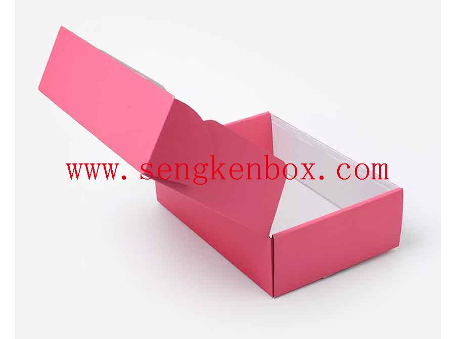 Różowe prywatne papierowe pudełko upominkowe
