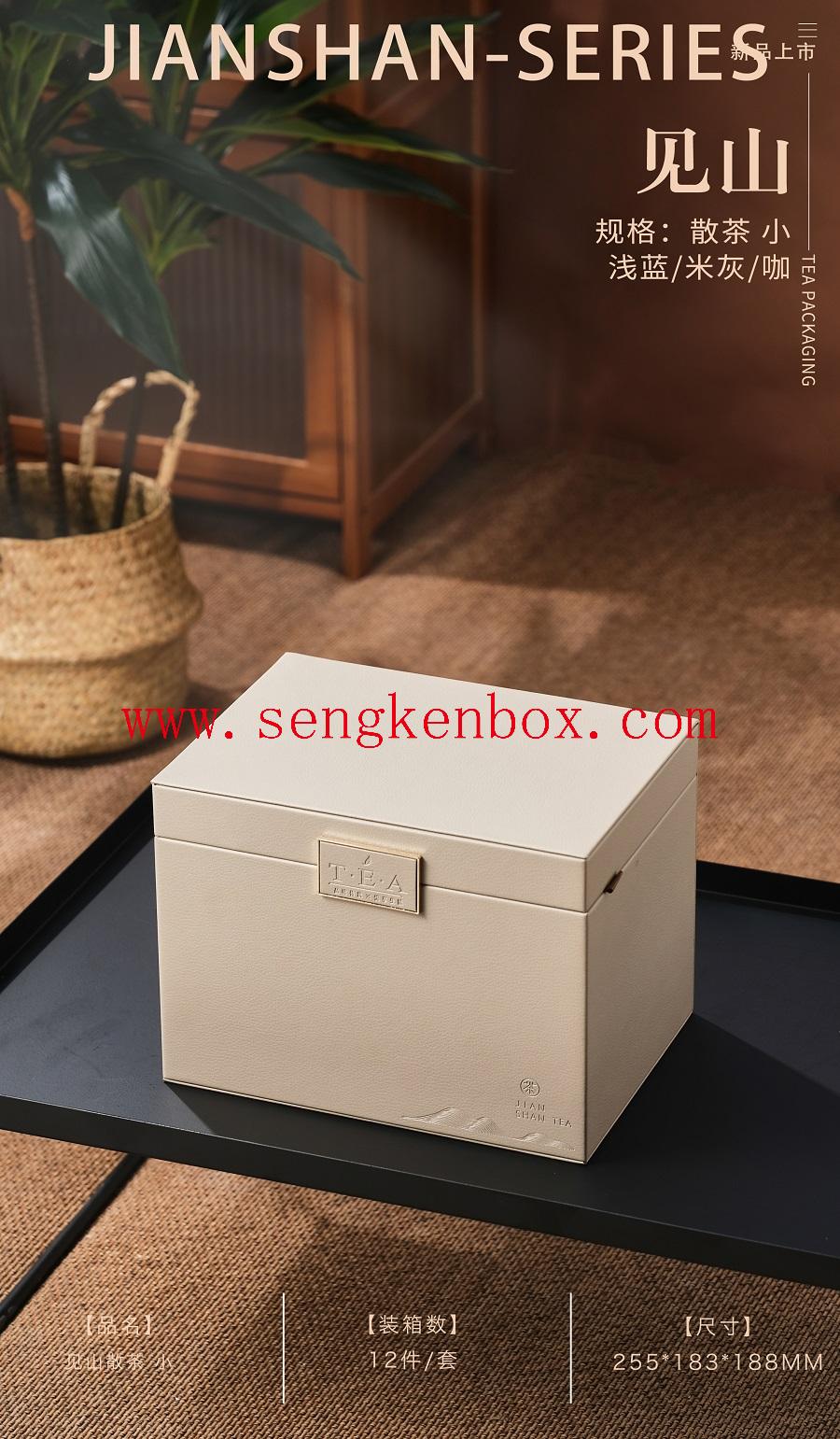 papierowe pudełko na herbatę do pakowania prostokątny papier artystyczny