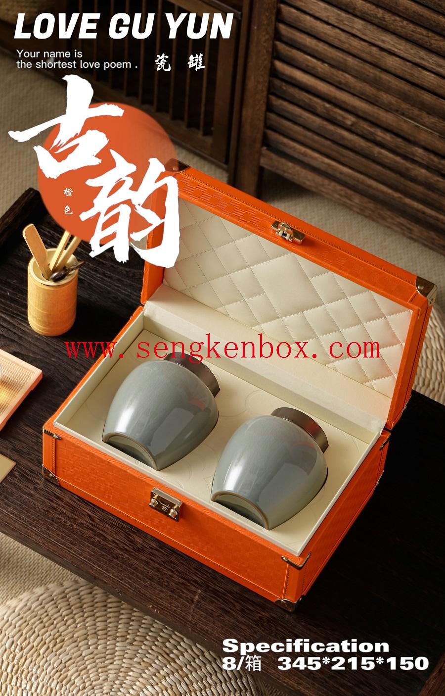 pudełka ceramiczne do przechowywania herbaty