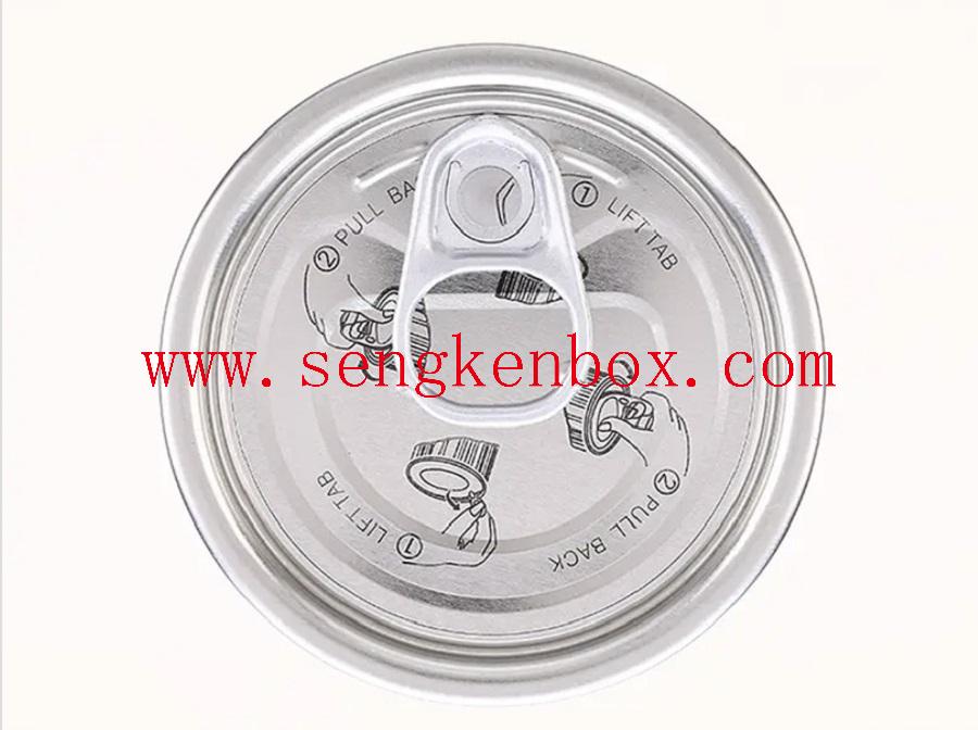 plastic easy open end can plastic easy open end can