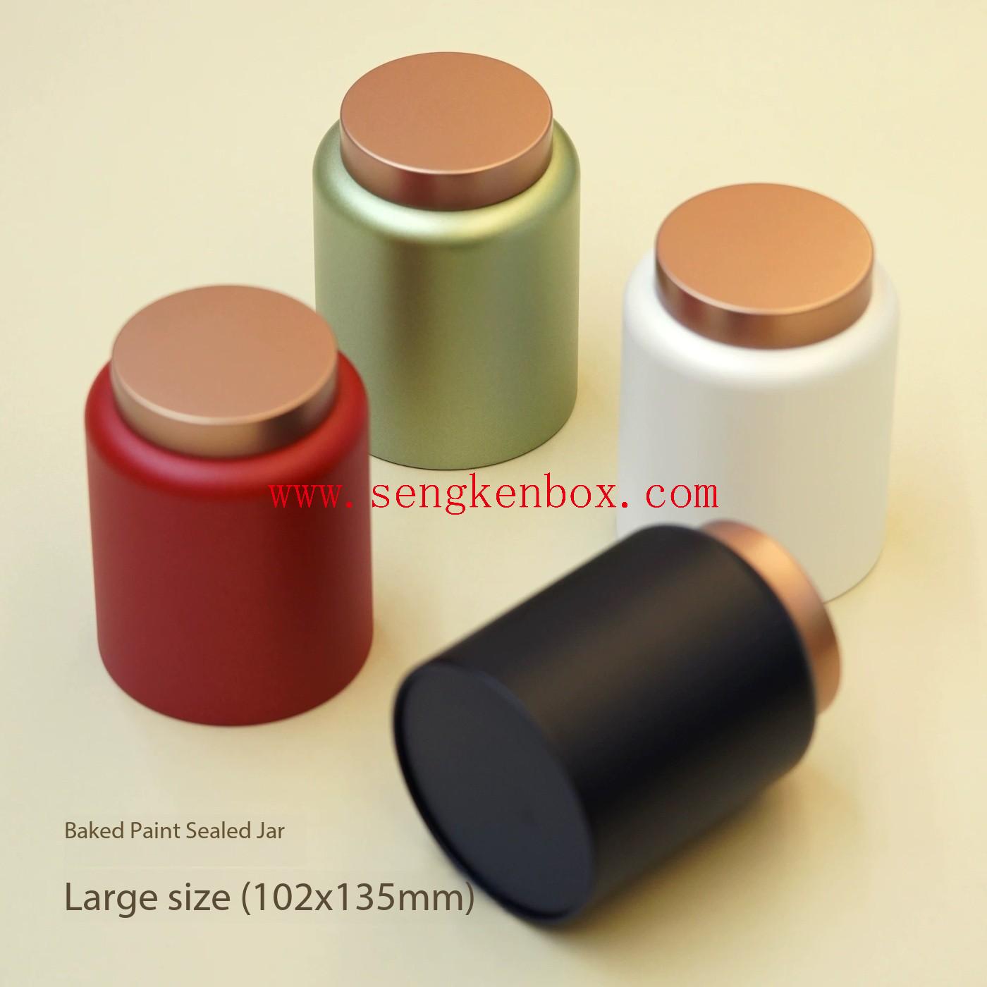 Seamless Frosted Iron Can