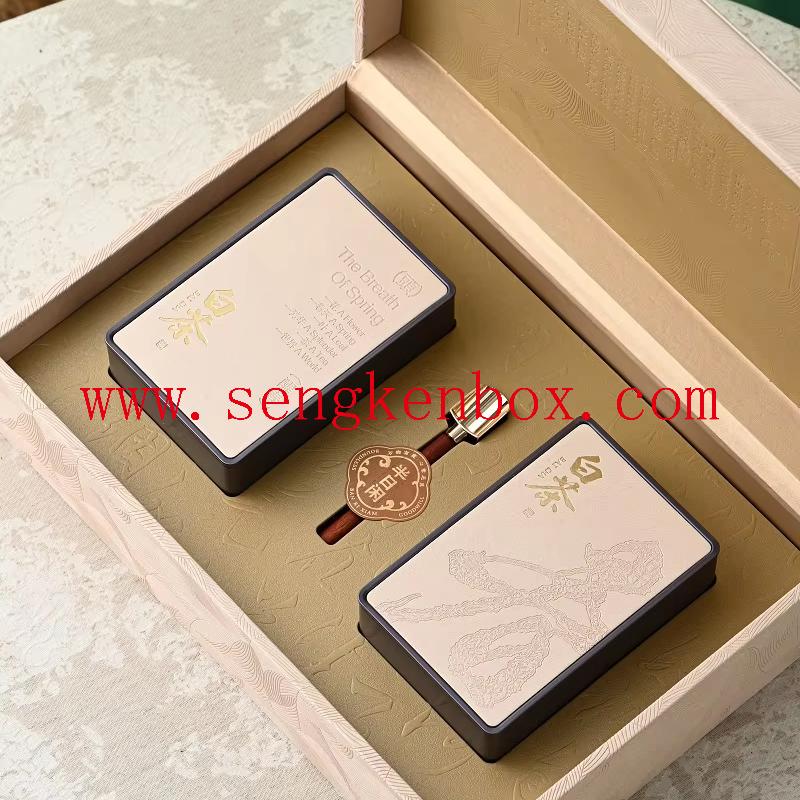 luxury leather tea box