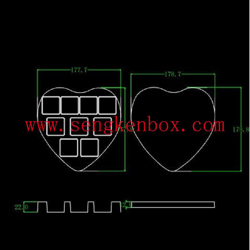 Heart Shaped Blister Tray