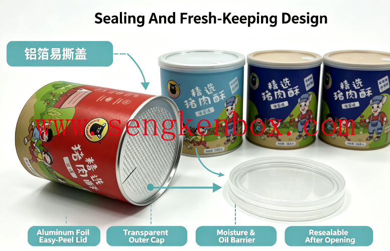 Fish Floss Paper Can