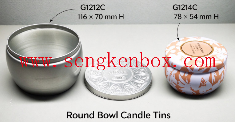 Custom Printed Candle Tin