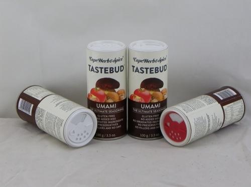 Paper Shaker Cans with Food Lacquer Liner