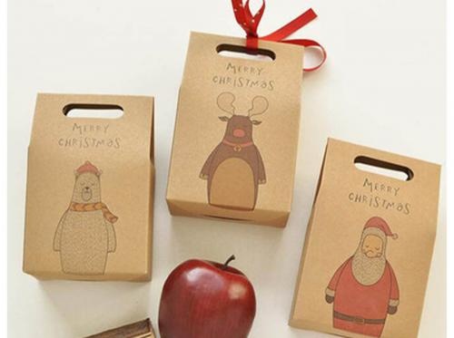 Christmas Presents Paper Bag With Handles