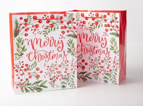 Color Christmas Gift Paper Bags