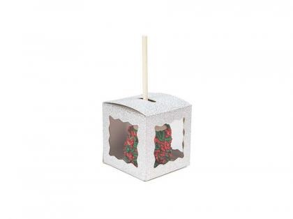 Frosted Silvery White Surface Food Box