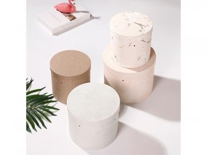 Cylindrical Large Capacity Paper Packaging Box