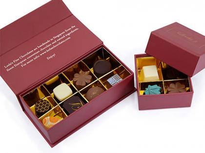 Chocolate Separated Waterproof Dessert Paper Gift Box