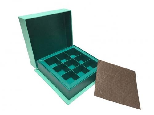 Lake Blue Clamshell Chocolate Separates Box