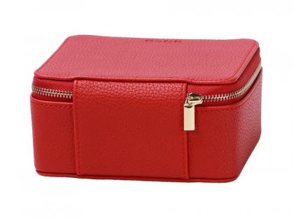 Leather Jewelry Box With Velvet Bag