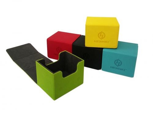 Game Card Trading Card Storage Leather Box