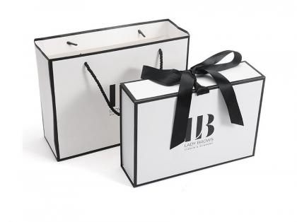 Large A4 Rigid Luxury White Clothing Box