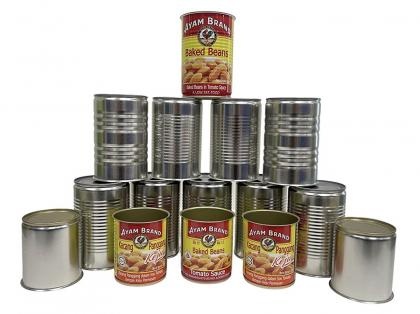 Sprzedaż OEM i ODM Round Food Grade Tin Can with Easy Open Lid