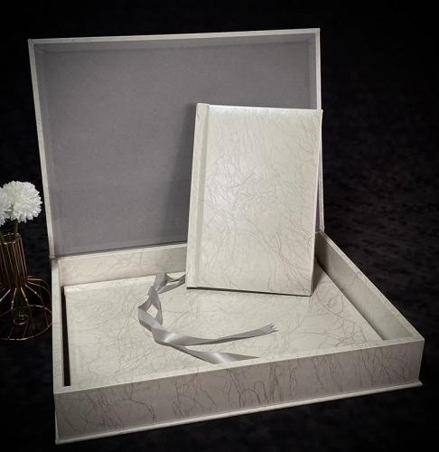 Sprzedaż OEM i ODM Two wedding album with high-end gift box