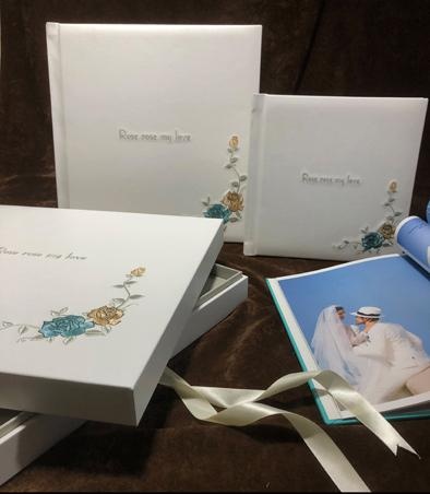 Sprzedaż OEM i ODM Custom wedding album collection with gift paper box