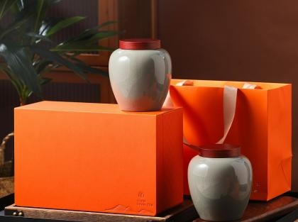 Sprzedaż OEM i ODM Custom Tea Set Gift Jewelry Box Packaging Luxury Blue Leather