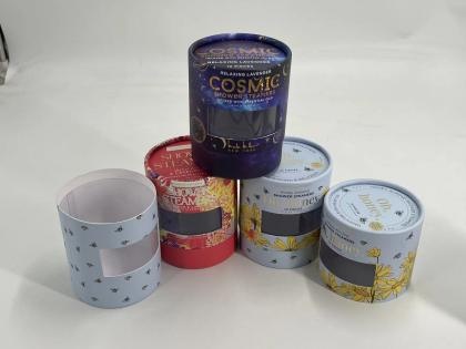 Sprzedaż OEM i ODM Round Paper Can Kraft Paper Tea Food Cosmetics Packaging Creative Paper Tube