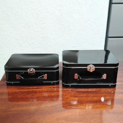 One-piece Flip-top Storage Tin Box